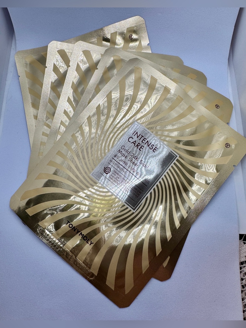 TONYMOLY Intense Care Gold 24K Snail Mask Sheets 5pcs
